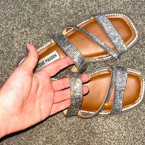Steve Madden rhinestone sandals